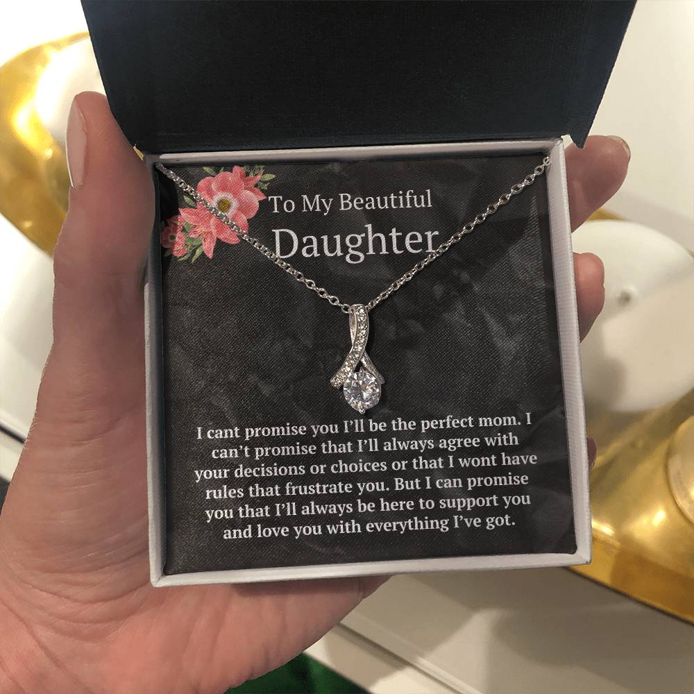 Daughter | Holiday | Birthday | Alluring Beauty Necklace with Message Card