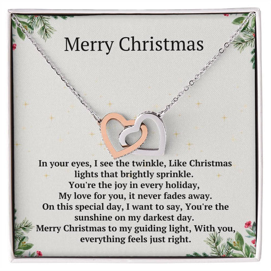 Holiday | Christmas | Interlocking Hearts Necklace