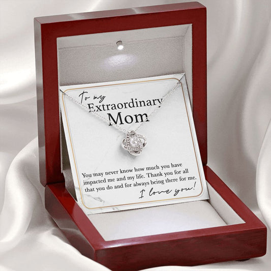 Extraordinary Mom | Love Knot Necklace | Mother's Day