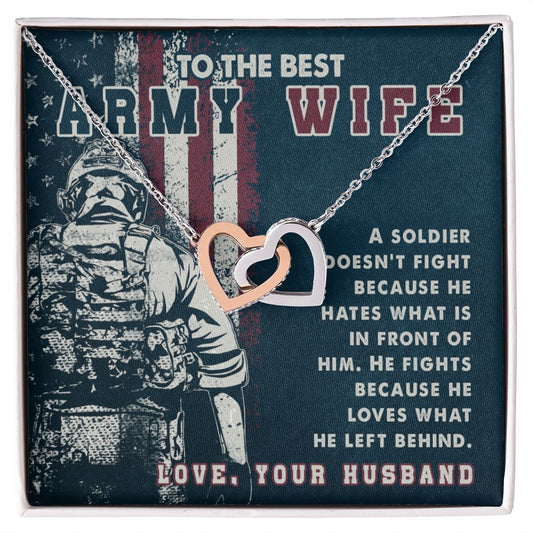 Army Wife | Interlocking Hearts