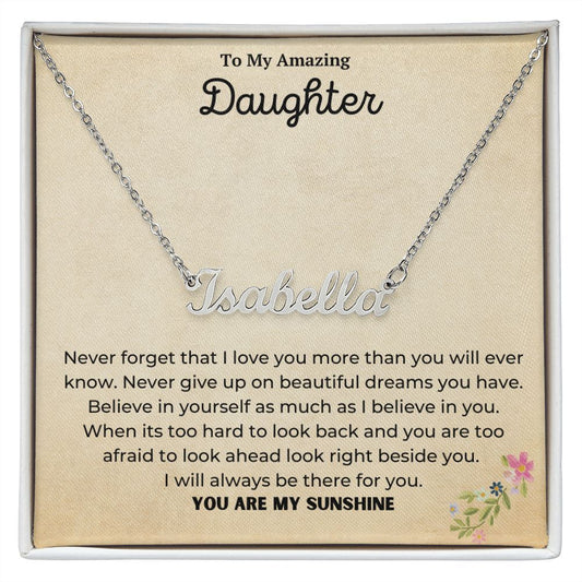 Daughter | Custom Name Necklace