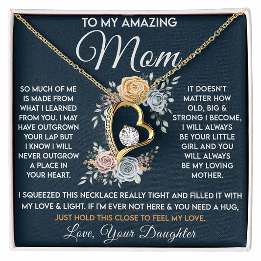 Amazing Mom - Learned From You | Mother's Day | Forever Love Necklace
