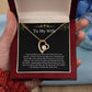 Holiday | Forever Love Necklace with message card | Wife | Birthday