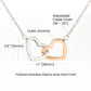 Holiday | Christmas | Interlocking Hearts Necklace