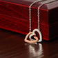 Holiday | Christmas | Interlocking Hearts Necklace