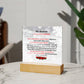 Granddaughter | Holiday | Christmas | Birthday | Acrylic Square Plaque