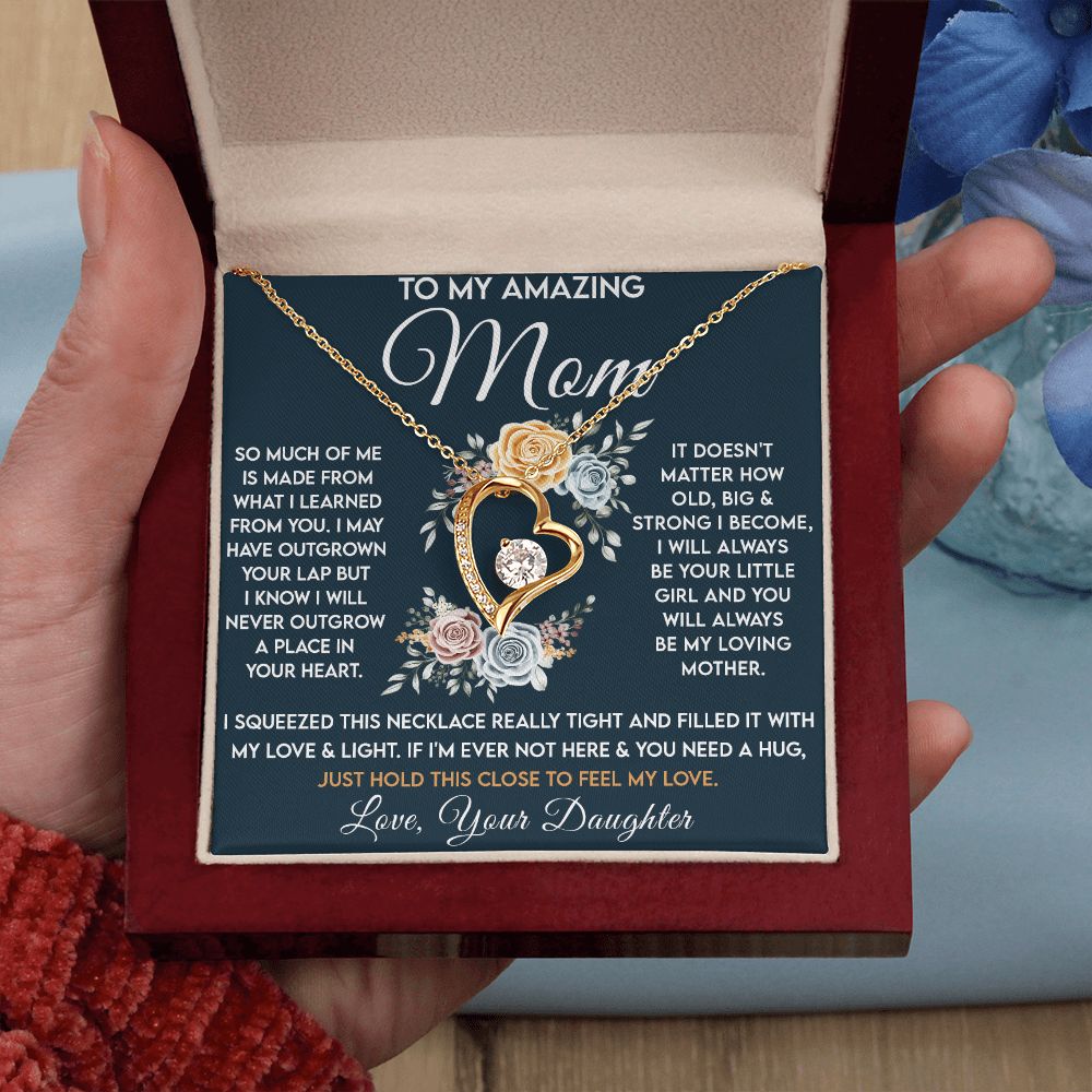 Amazing Mom - Learned From You | Mother's Day | Forever Love Necklace