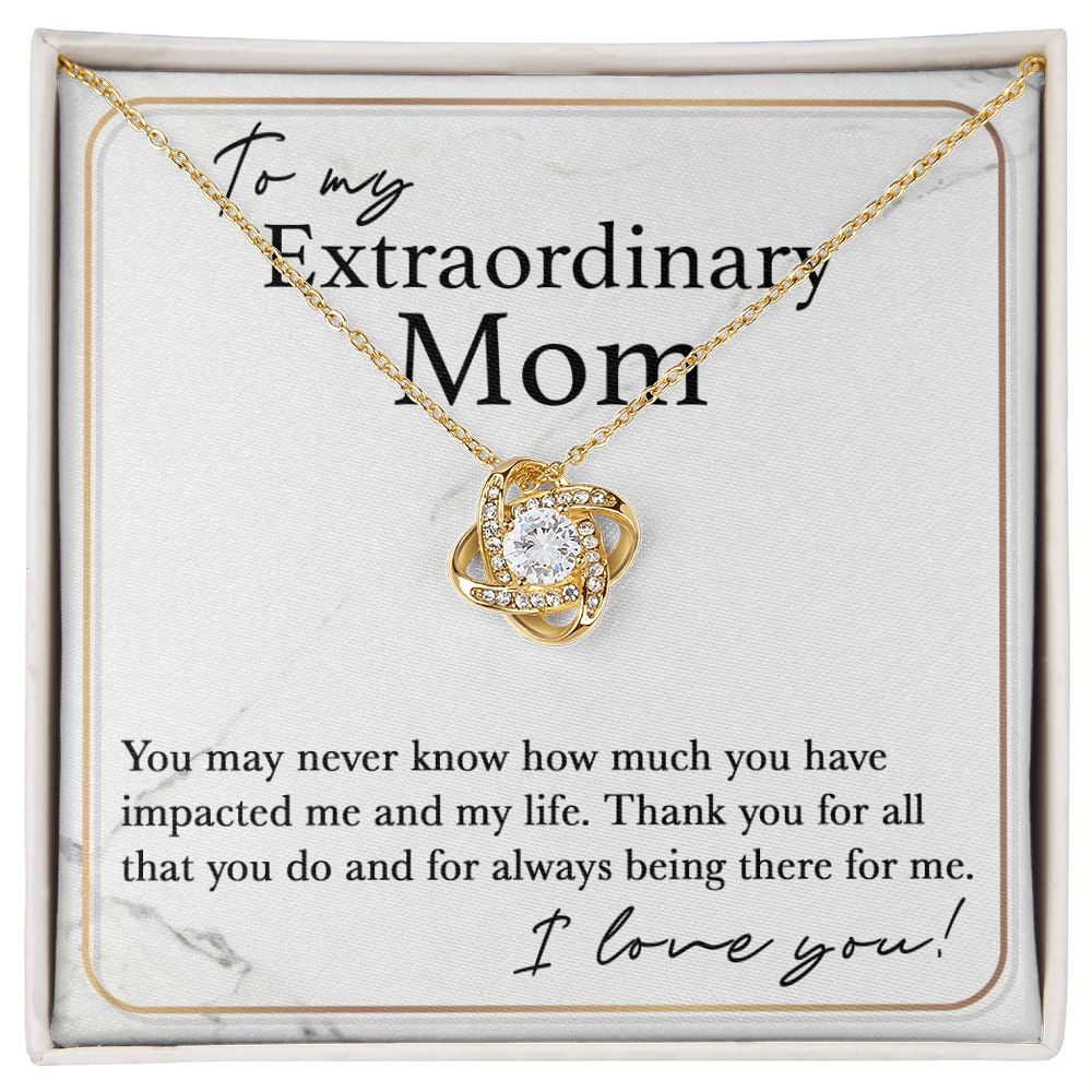 Extraordinary Mom | Love Knot Necklace | Mother's Day