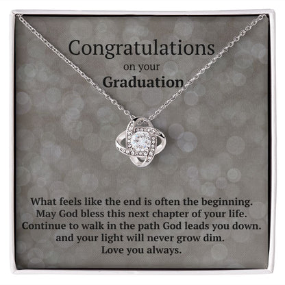 Graduation | Love Knot Necklace