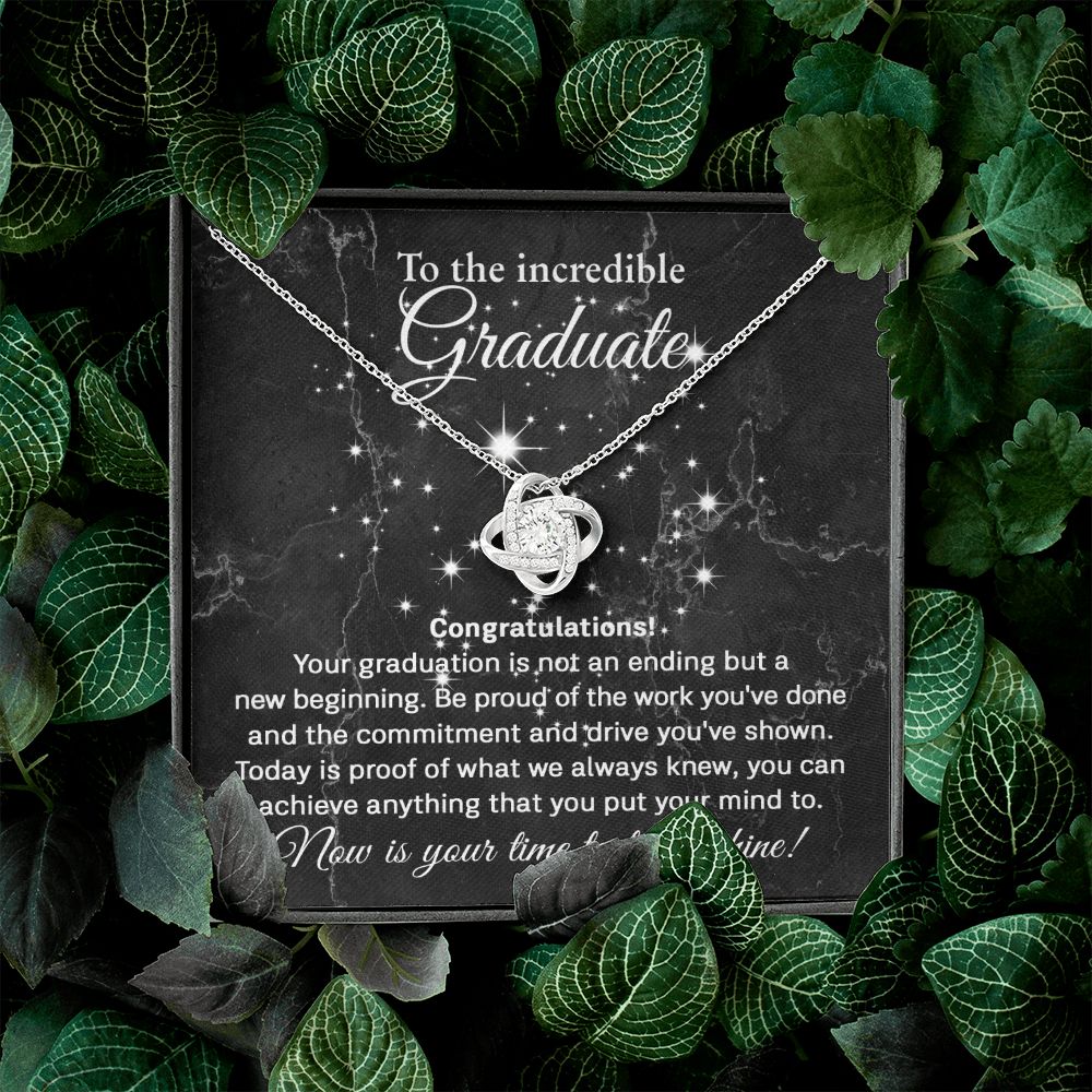 Graduation | Incredible Graduate | Love Knot Necklace