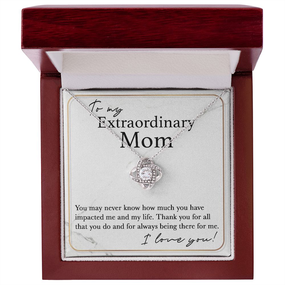 Extraordinary Mom | Love Knot Necklace | Mother's Day