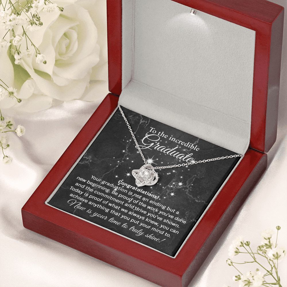 Graduation | Incredible Graduate | Love Knot Necklace