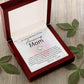 Loving Memory Mom | Mother's Day | Love Knot Necklace