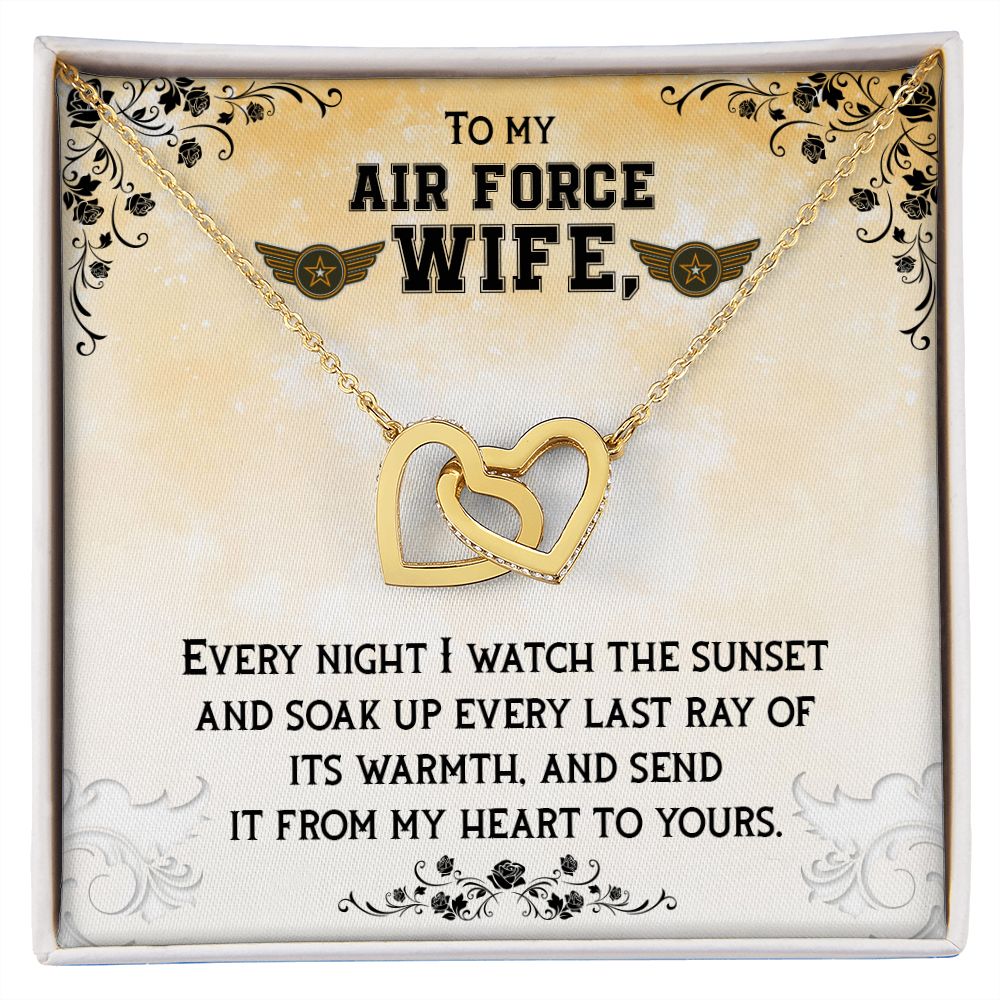 Air Force Wife | Interlocking Hearts | Every Night I Watch The Sunset