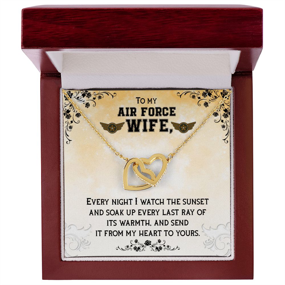 Air Force Wife | Interlocking Hearts | Every Night I Watch The Sunset