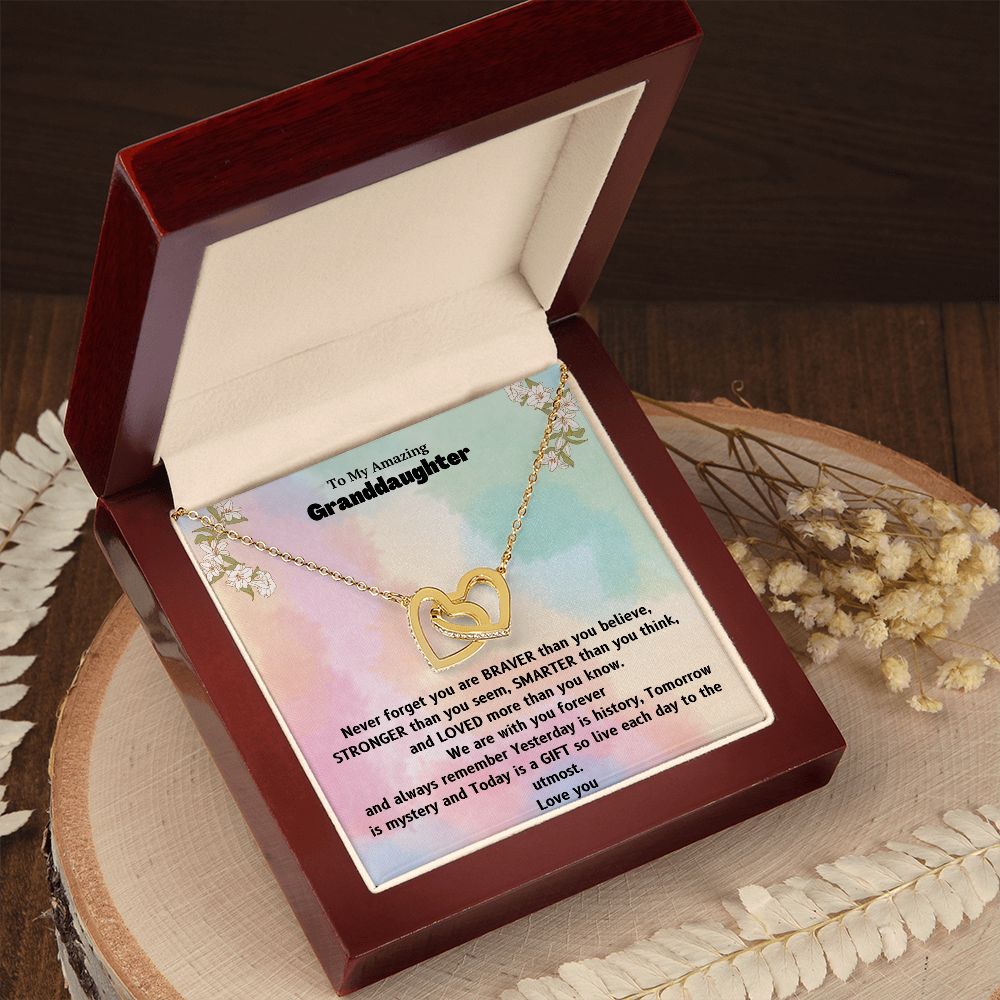 Granddaughter | Interlocking Heart Necklace