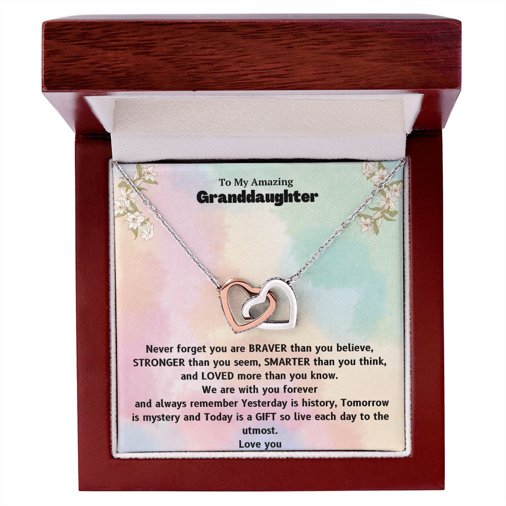 Granddaughter | Interlocking Heart Necklace