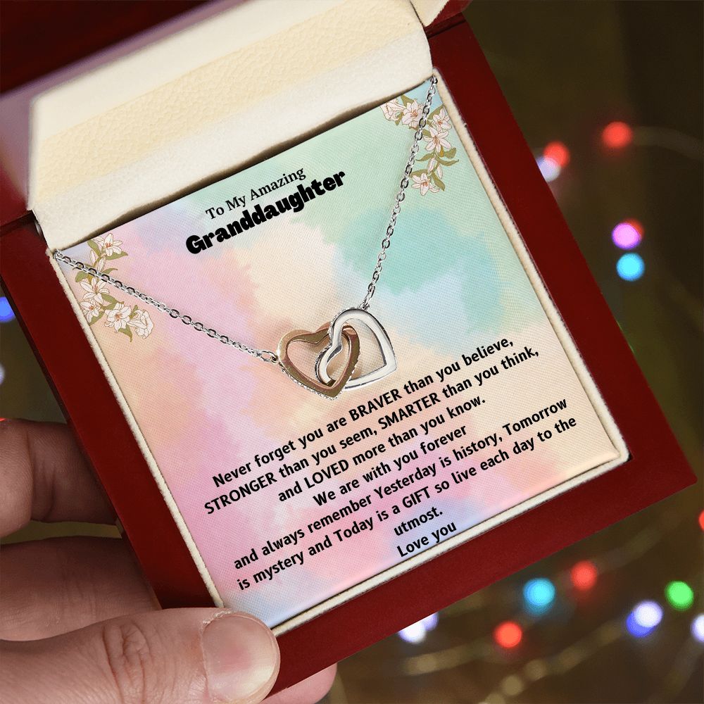 Granddaughter | Interlocking Heart Necklace