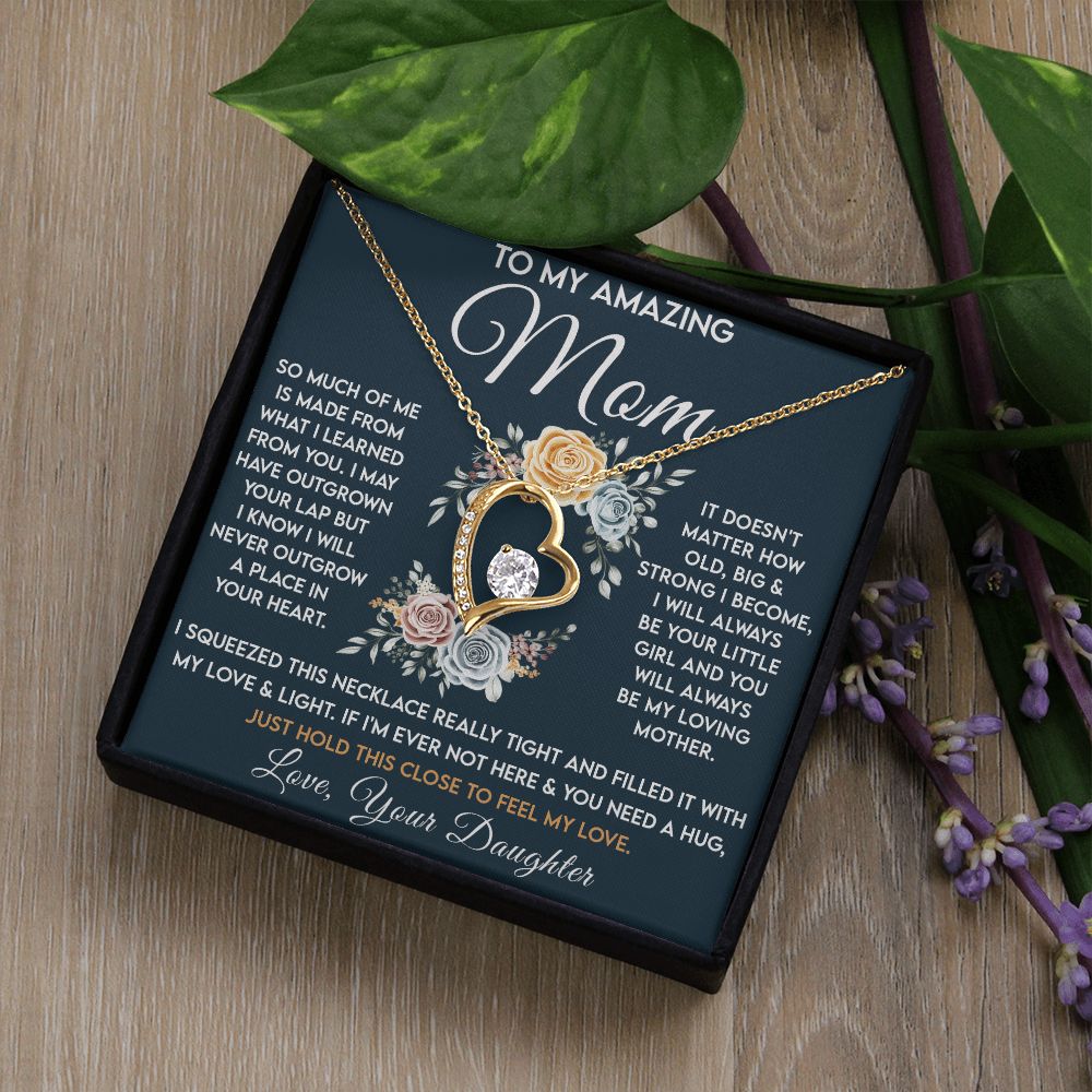 Amazing Mom - Learned From You | Mother's Day | Forever Love Necklace